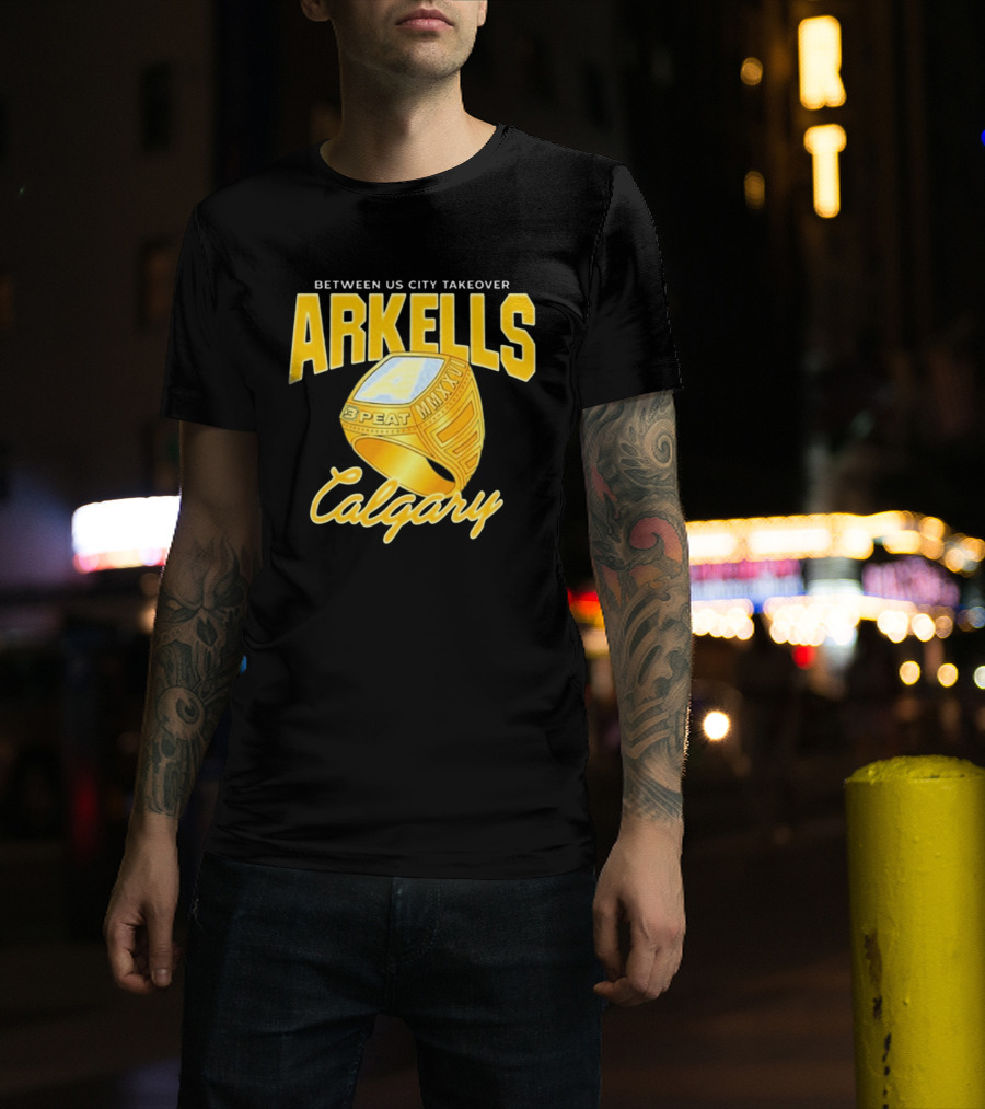 Arkells Between Us City Takeover 3 Peat Calgary T-Shirt