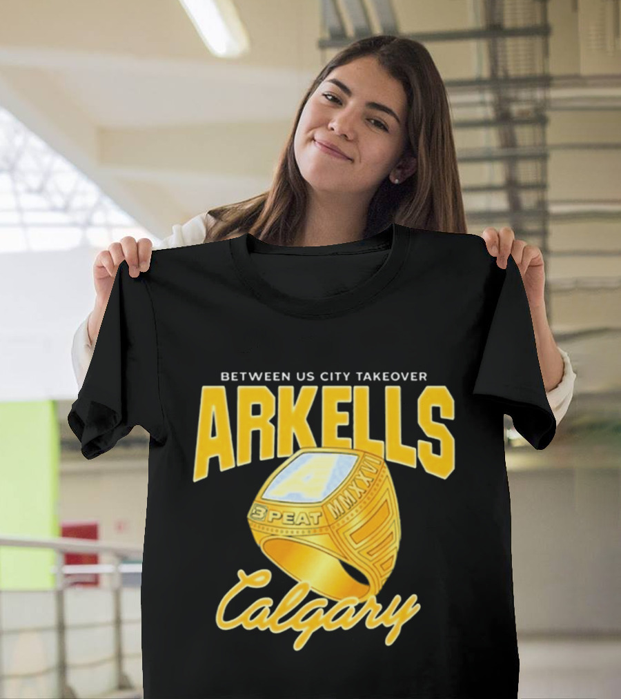 Arkells Between Us City Takeover 3 Peat Calgary T-Shirt