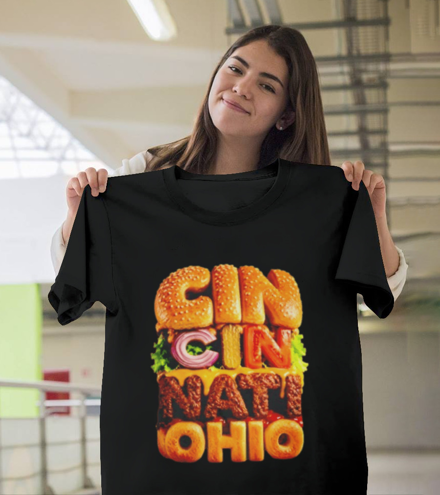 Cincinnati Burger Ohio Food T-Shirt