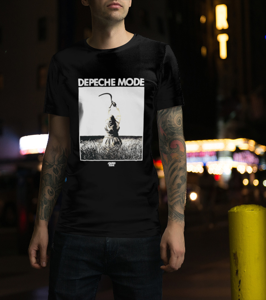Depeche Mode A Broken Frame Album Wheat Field Scythe Image T-Shirt