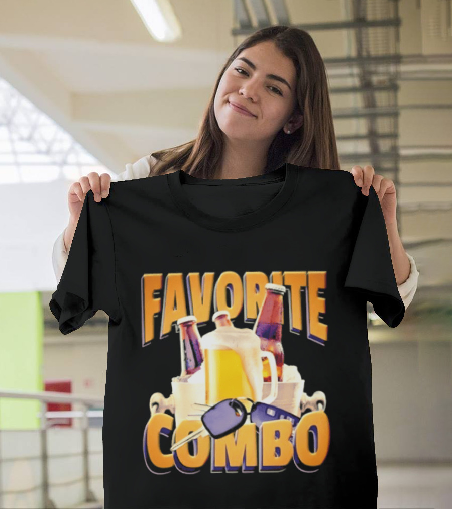 Favorite Combo Beer 90s Bootleg Bottles And T-Shirt