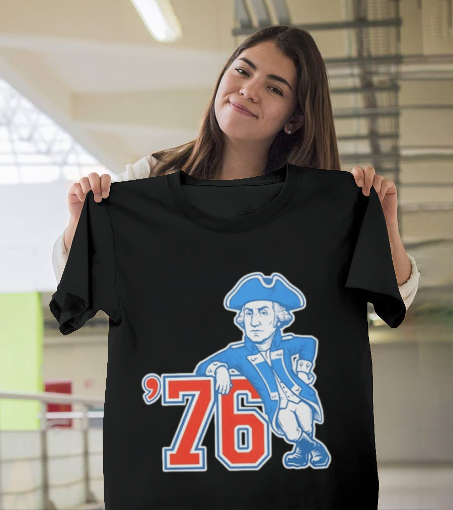George Washington Bicentennial 1776 1976 Retro Style Patriot T-Shirt