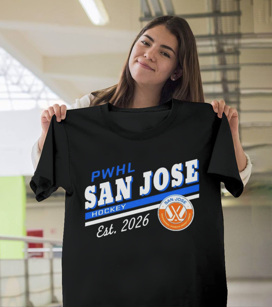 PWHL San Jose Hockey Est 2026 Women's Team T-Shirt