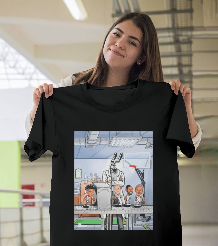 San Antonio Spurs Factory Laboratory Producing Star Players T-Shirt