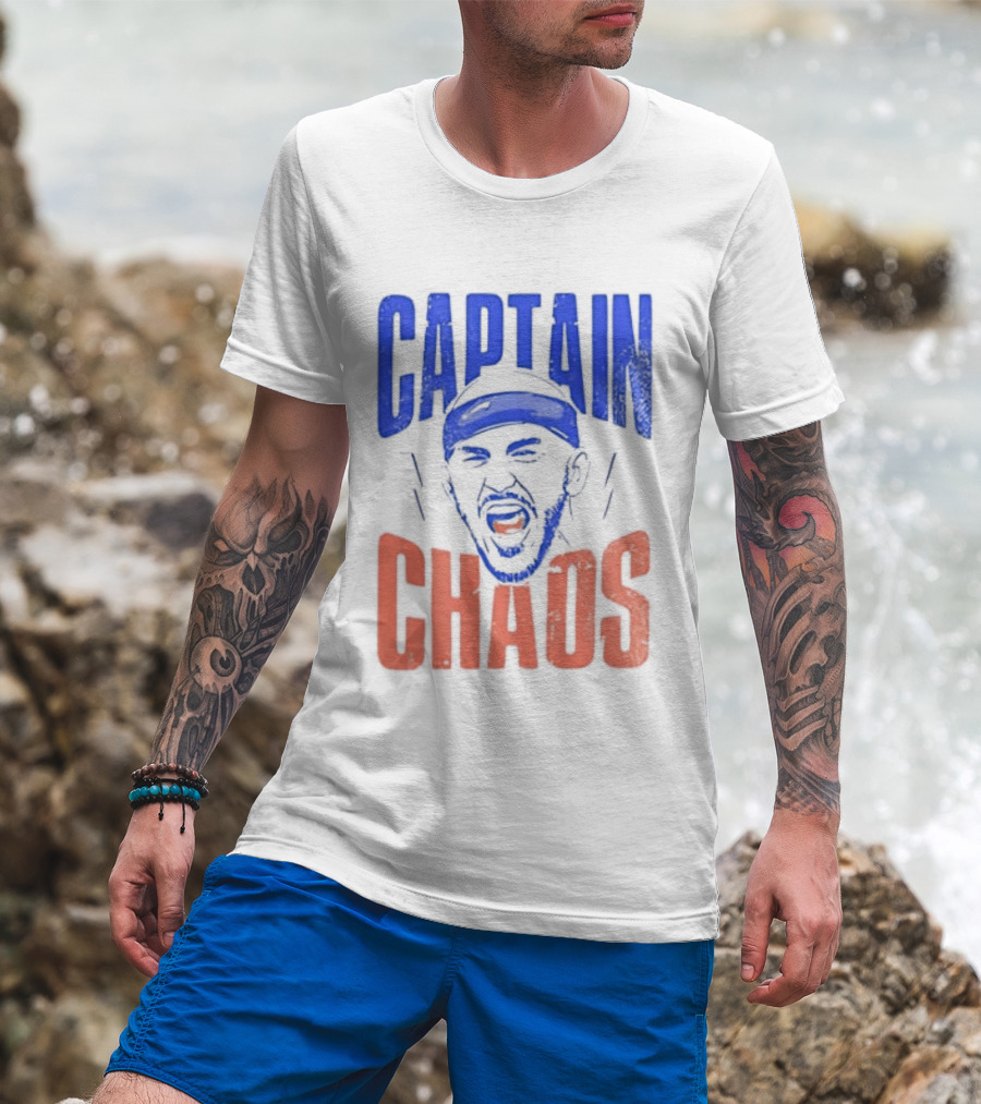 Alex Caruso Captain Chaos OKC Thunder NBA Basketball T-Shirt