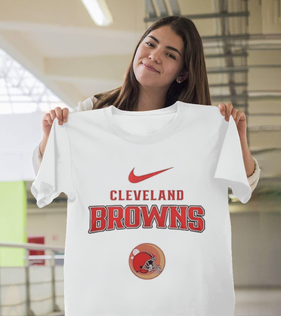 Cleveland Browns Nike Goku Dragon Ball Z Two Sided T-Shirt