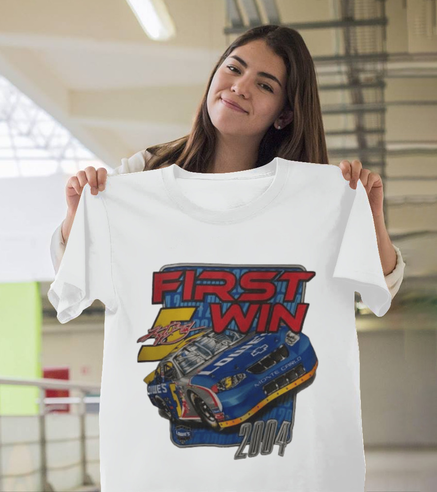 First Win 2004 Jimmie Johnson Lowe's Monte Carlo Hendrick Motorsports T-Shirt