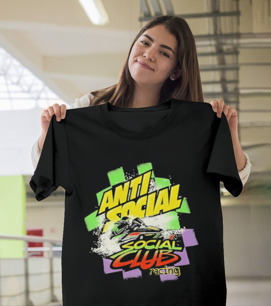 Anti Social Social Club Racing Arctic Snowmobile T-Shirt