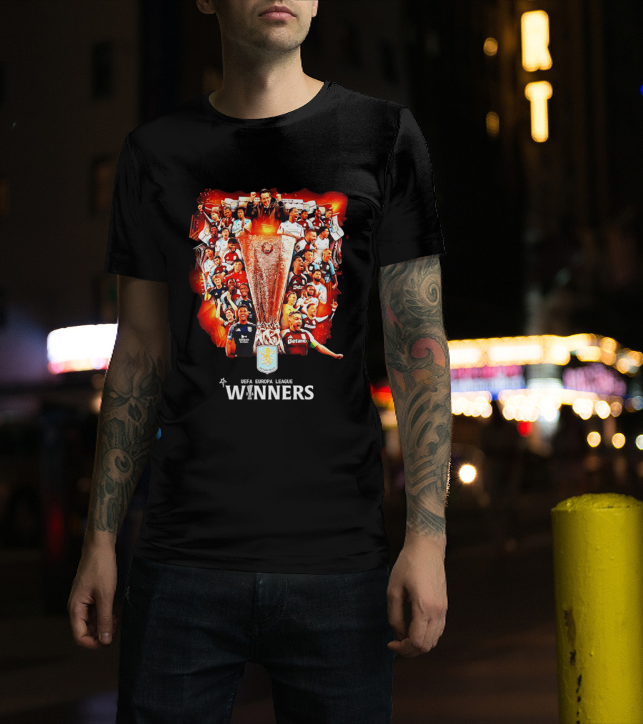 Aston Villa UEFA Europa League 2026 Istanbul Final Champions T-Shirt