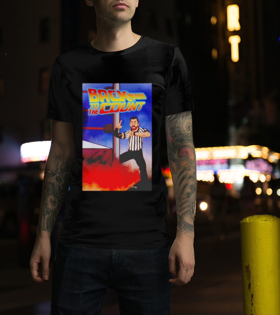 Daniel Spencer Back To The Count Wrestling Referee Nostalgia T-Shirt