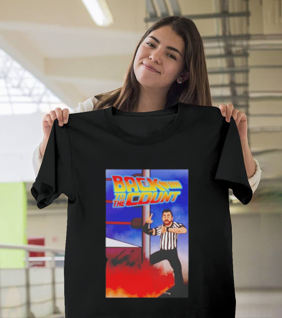 Daniel Spencer Back To The Count Wrestling Referee Nostalgia T-Shirt