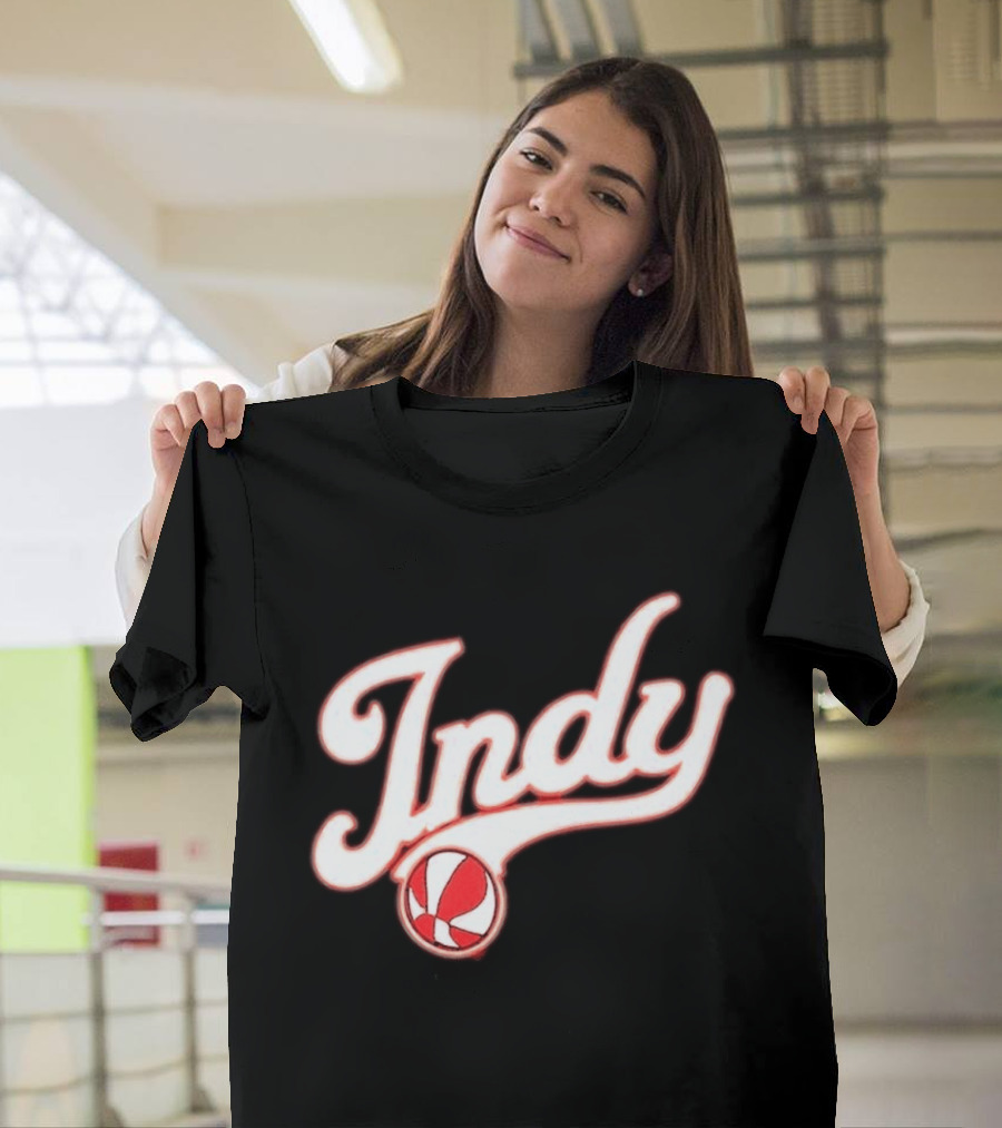 Indy Baseball Red 2023 Casual Classic Sports Style Retro Look T-Shirt