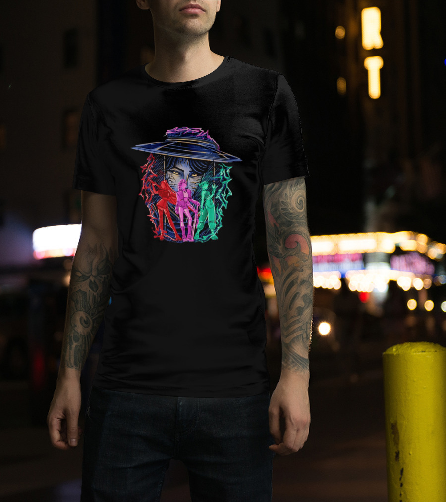 Original Hunt In Kpop Demon Huntrix Neon Warrior Trio T-Shirt
