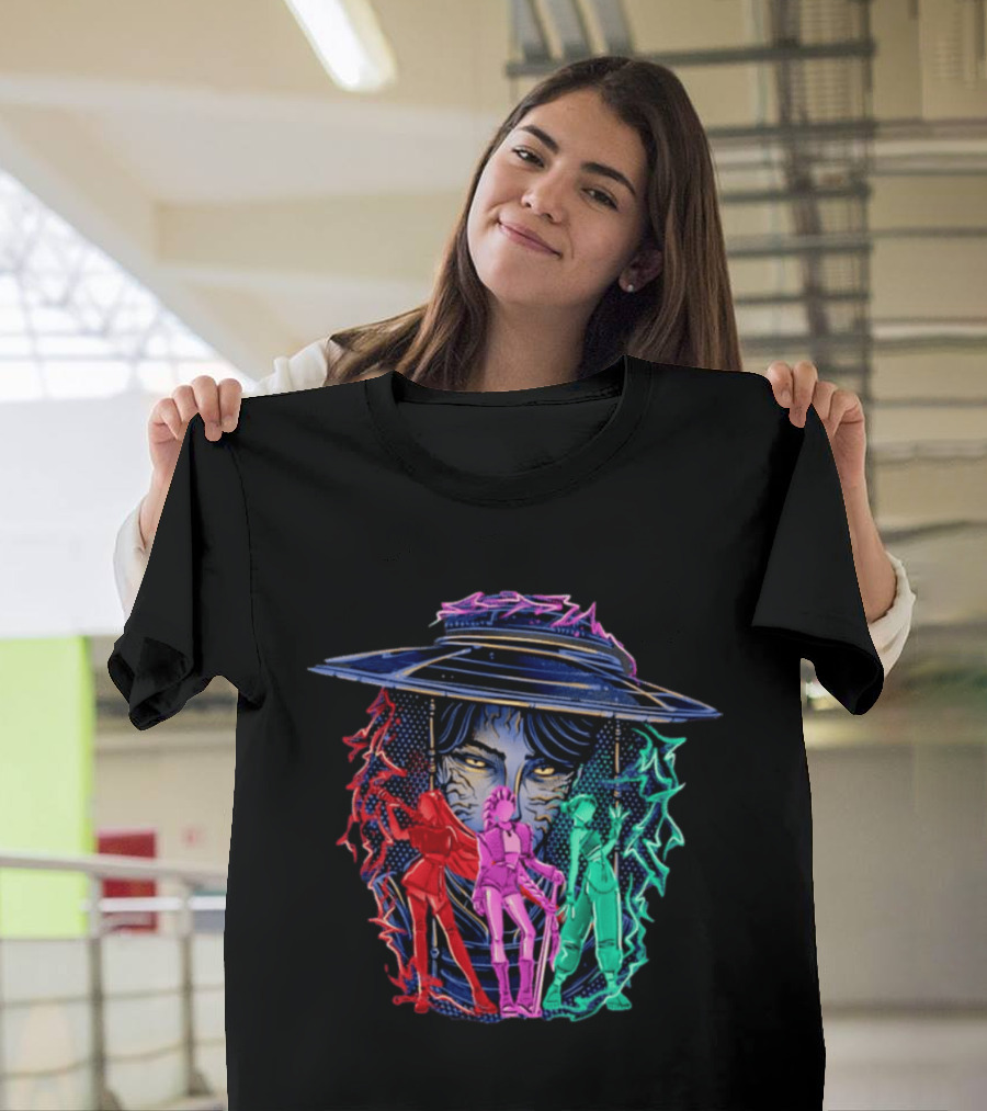 Original Hunt In Kpop Demon Huntrix Neon Warrior Trio T-Shirt
