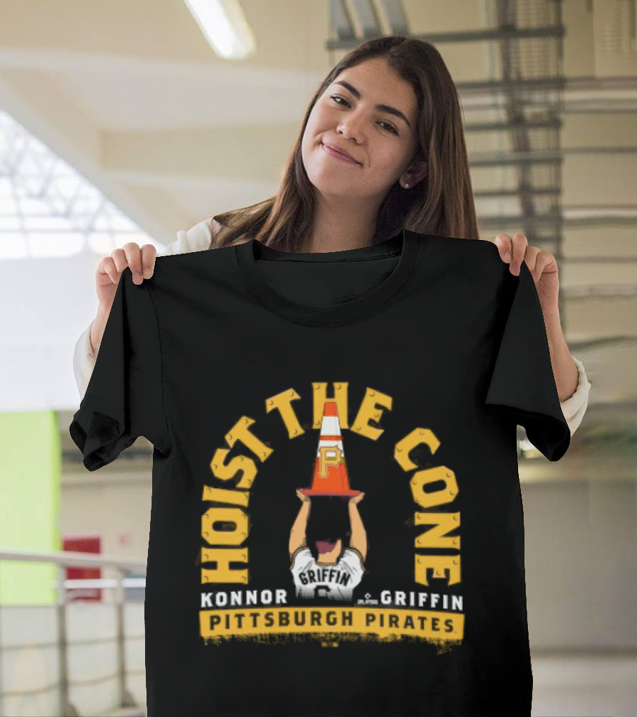 Pittsburgh Pirates Konnor Griffin Hoist The Cone MLB Baseball T-Shirt