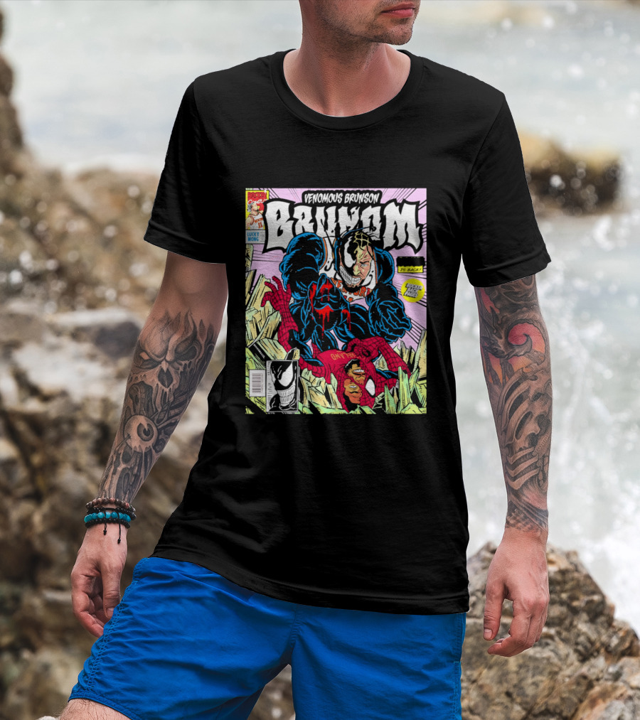 Venomous Brunson Lethal Protector Comic Cover New York Knicks T-Shirt