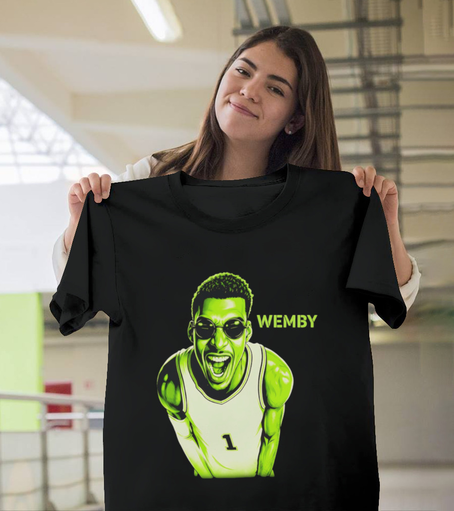 Victor Wembanyama Wemby San Antonio Spurs Alien Basketball Player 1 T-Shirt