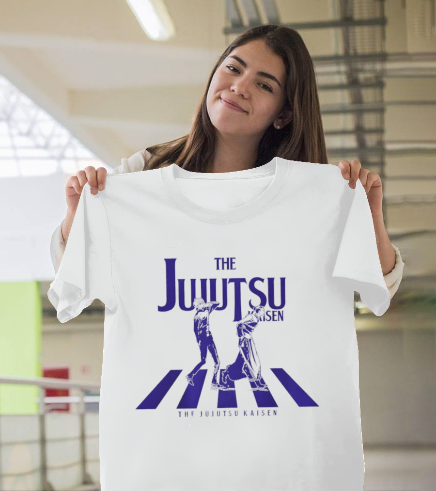The Jujutsu Kaisen Frienda Satoru Gojo Suguru Abbey Road 2026 T-Shirt