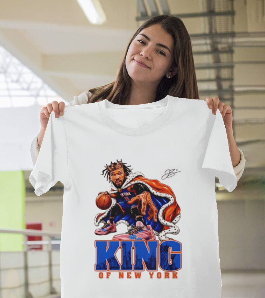 Jalen Brunson 2026 King Of New York Knicks NBA Basketball T-Shirt