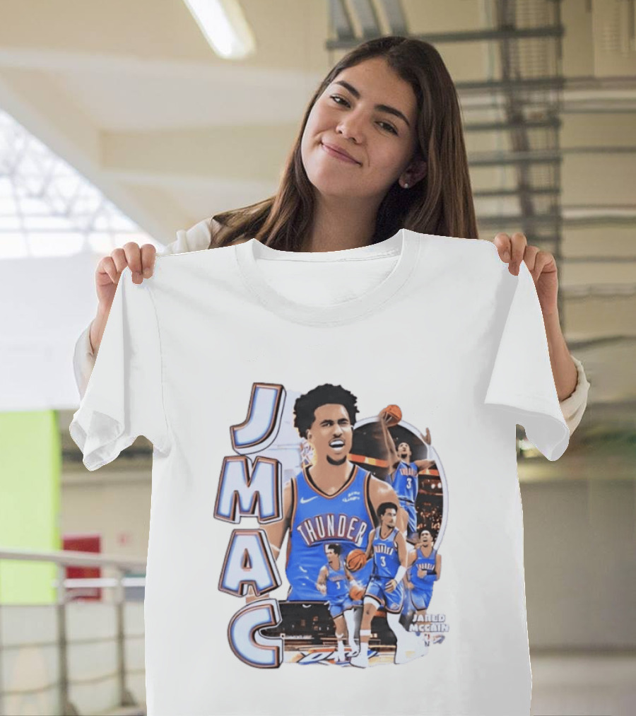 Jared McCain J MAC Oklahoma City Thunder NBA T-Shirt
