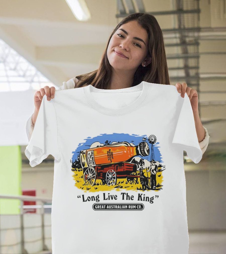 Long Live The King Sriracha Hot Sauce Australia Country T-Shirt