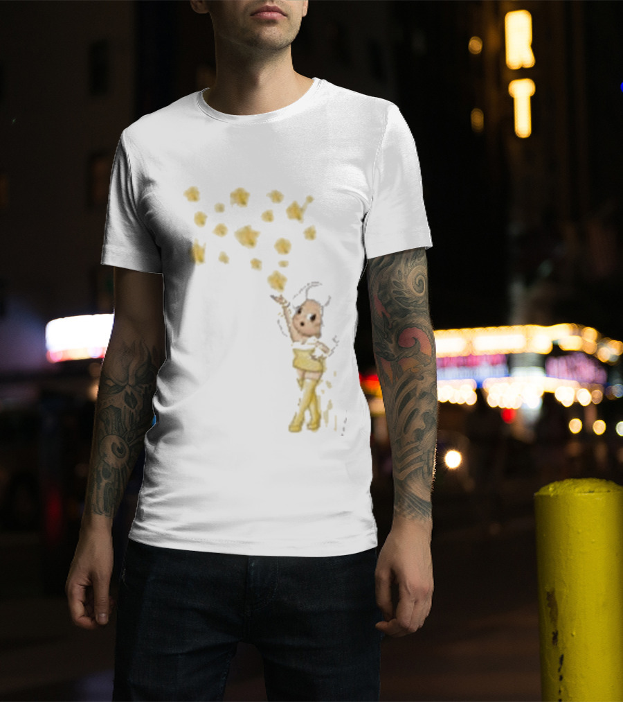 Mainfactor Xoxo Your All Star Cheerful Character With Yellow Confetti T-Shirt