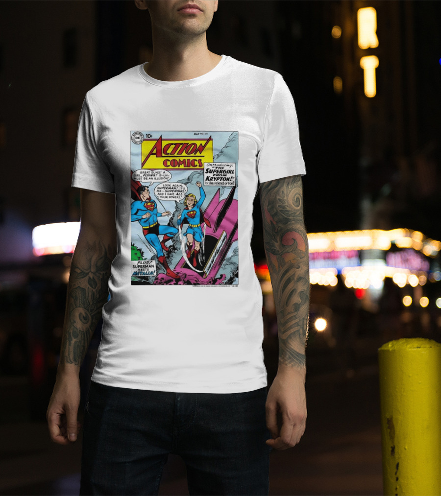 Action Comics 252 Superman Meets Supergirl From Krypton DC Comics 1959 T-Shirt