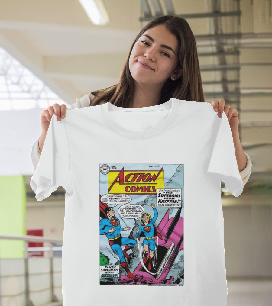 Action Comics 252 Superman Meets Supergirl From Krypton DC Comics 1959 T-Shirt