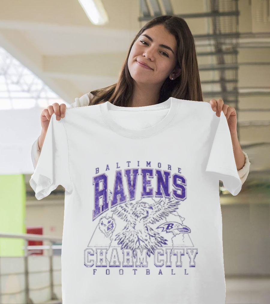 Baltimore Ravens Charm City Football Ravens T-Shirt