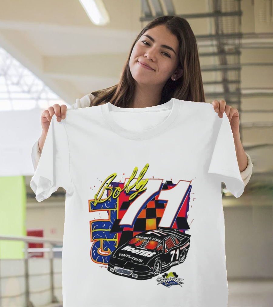 Bobby Allison 71 Hooters NASCAR Sarasota Florida 1959 Racing Car T-Shirt