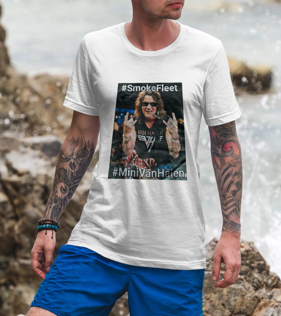 #SmokeFleet Van Halen MiniVanHalen Retro Rock T-Shirt