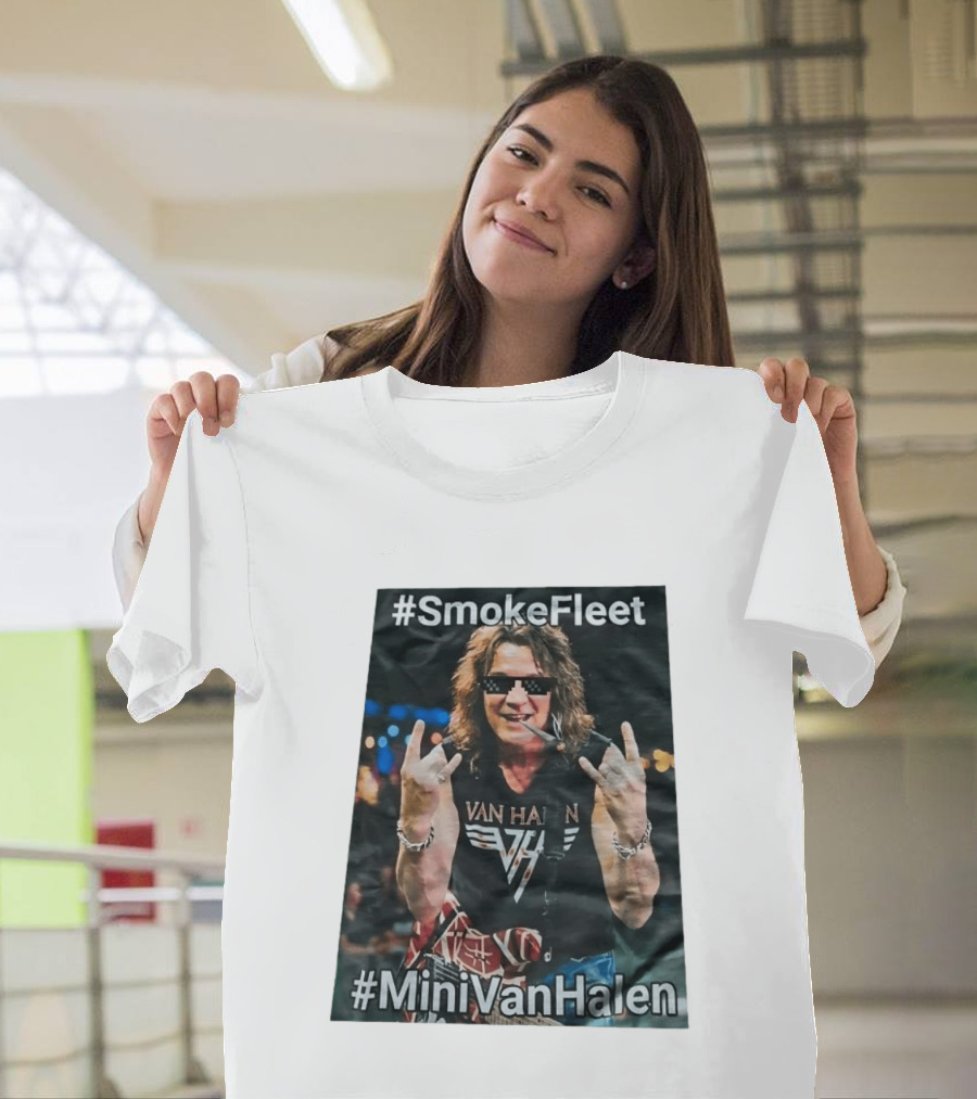 #SmokeFleet Van Halen MiniVanHalen Retro Rock T-Shirt