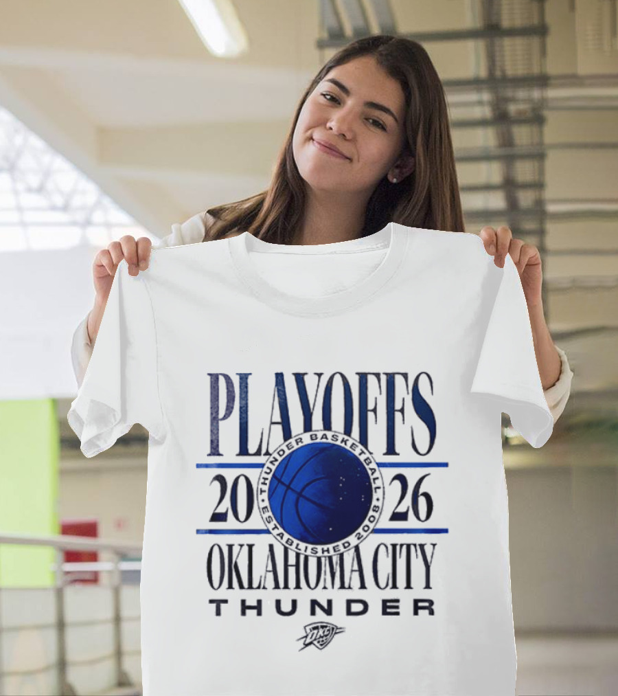 Oklahoma City Thunder Playoffs 2026 Loud City Basketball T-Shirt