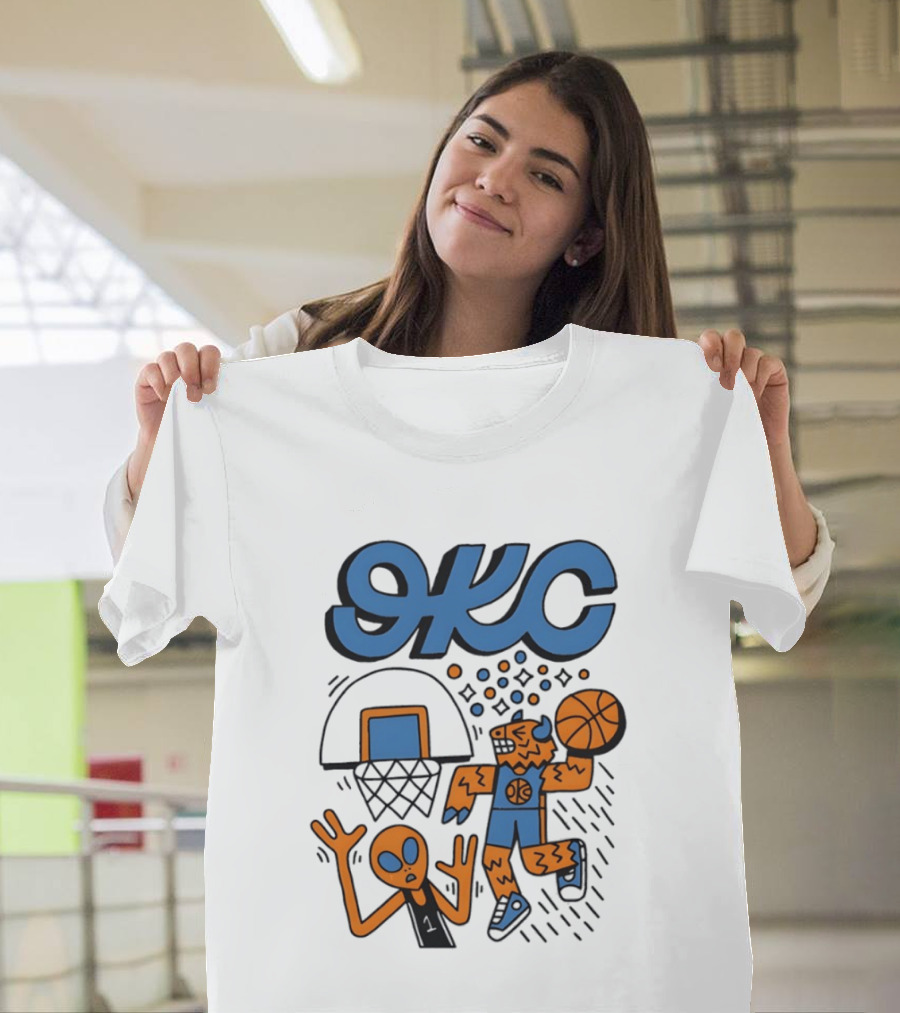 OKC Thunder Rumble Dunk Basketball T-Shirt