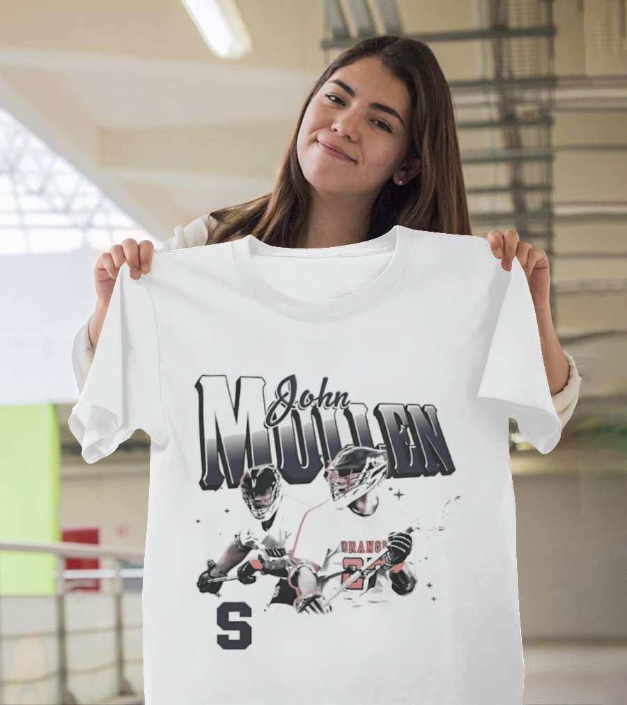 John Mullen Syracuse Orange Lacrosse Number 22 T-Shirt