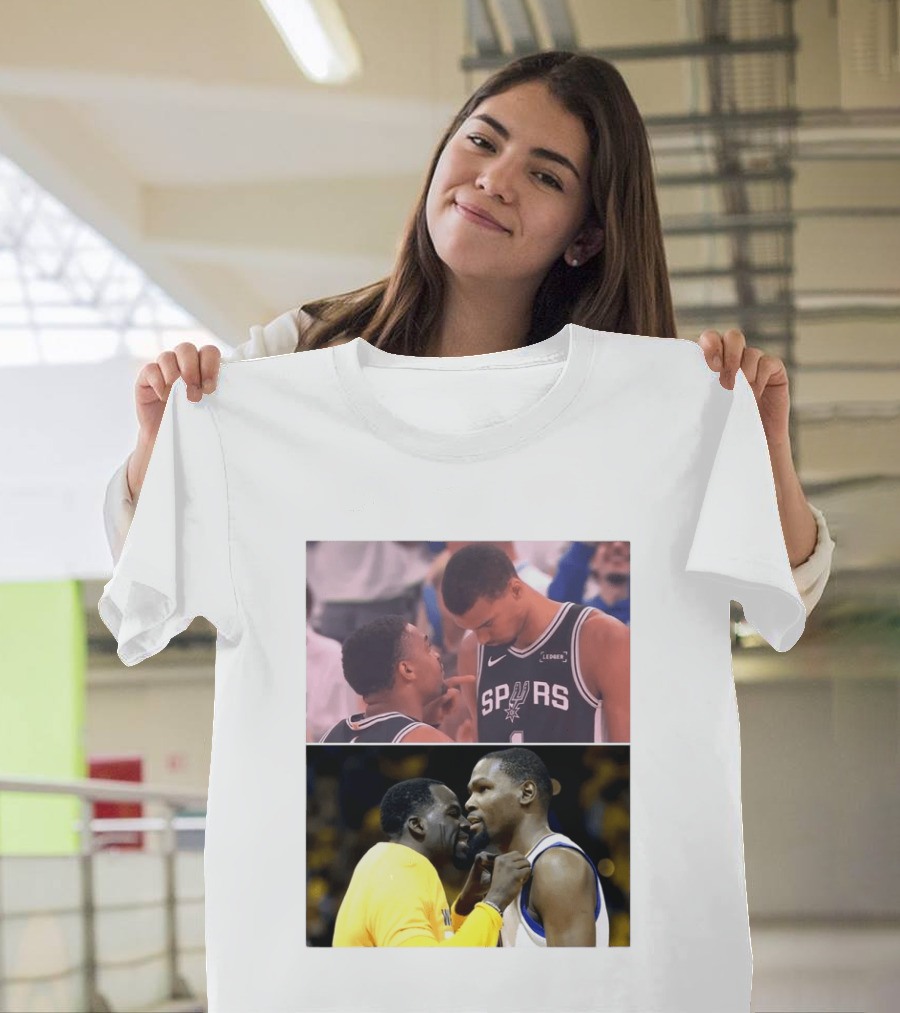 Wemby Keldon Johnson Spurs Draymond Meme Recreation T-Shirt