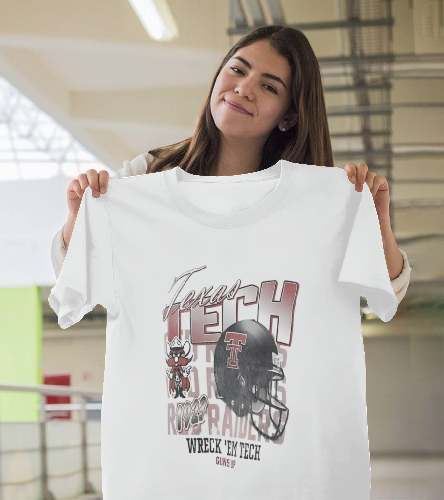 Texas Tech Red Raiders Raider Red Wreck Em Tech Since 1923 T-Shirt