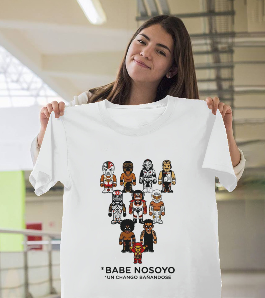 Babe Nosoyo Un Chango Banandose Characters Collection T-Shirt