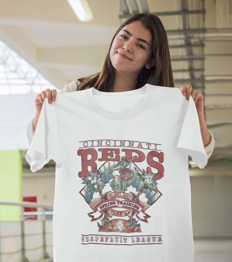 Cincinnati Reds Florida Spring Training Grapefruit League MLB Plant City T-Shirt