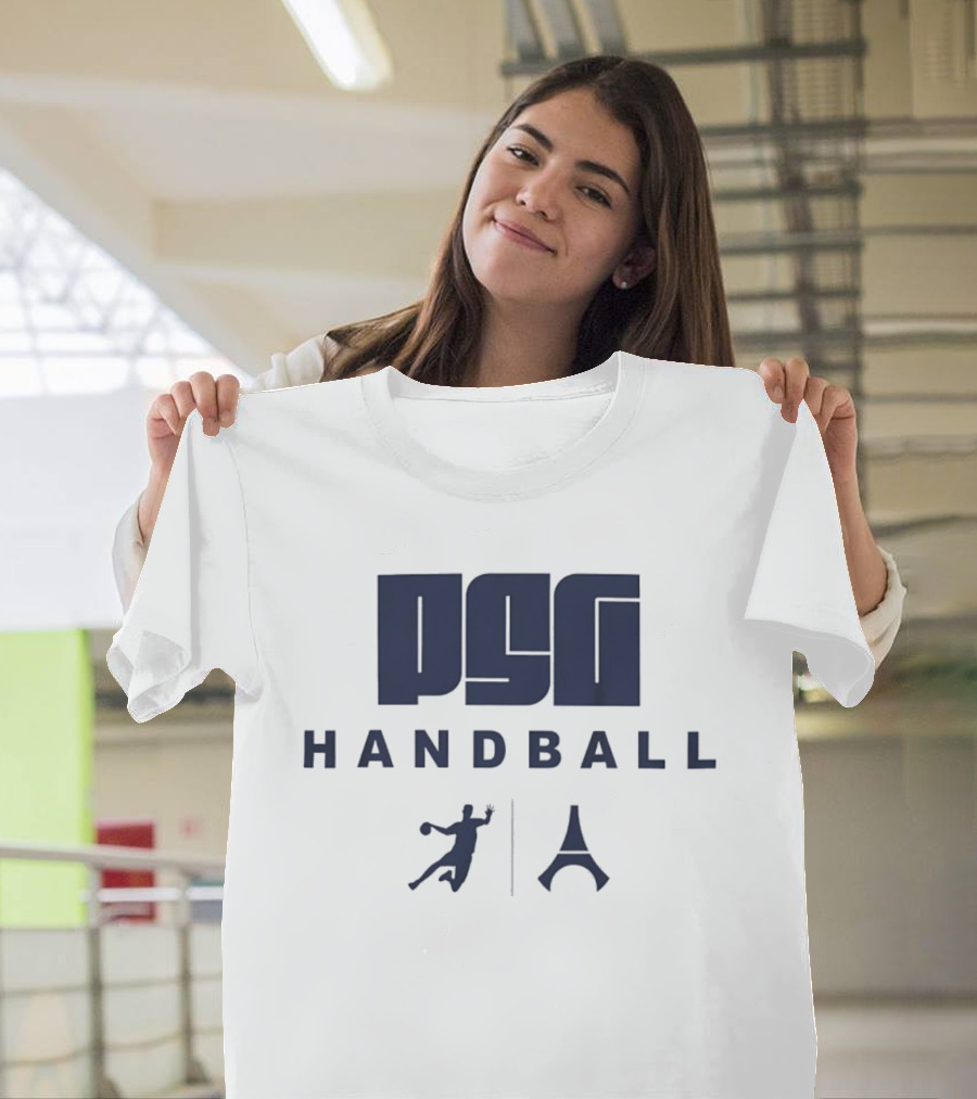 PSG Handball Paris France Eiffel Tower Player T-Shirt