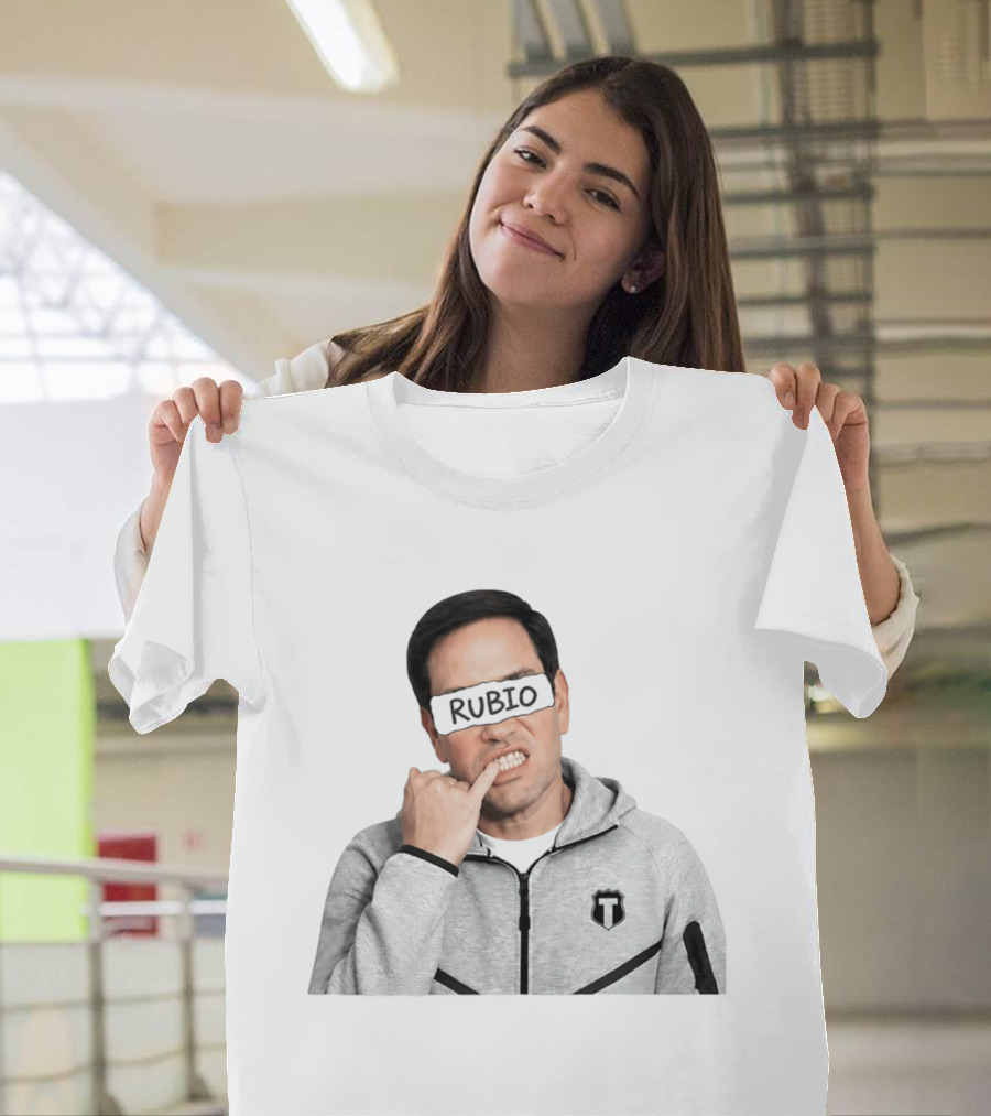 Rubio Parody Finger Gesture T-Shirt