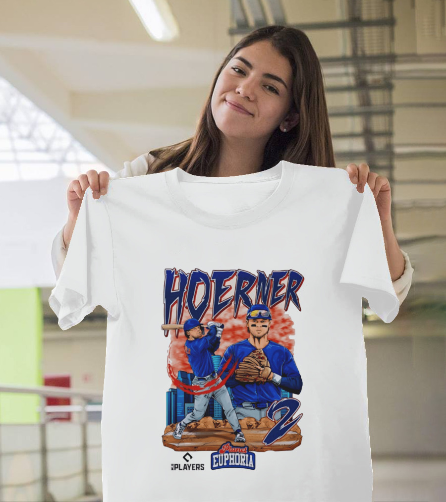 Nico Hoerner Chicago Cubs Euphoria The Players 2 Major League Baseball T-Shirt