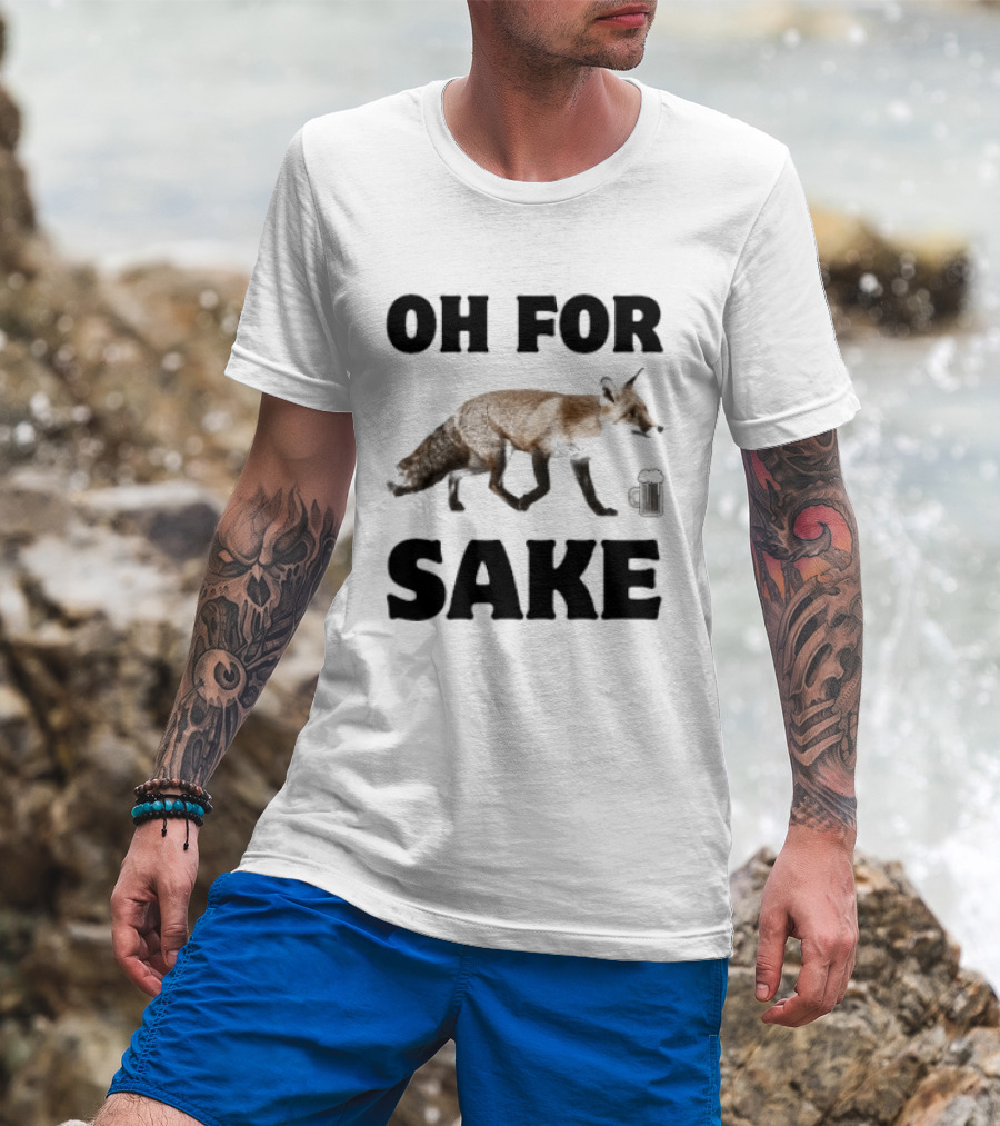 Oh For Fox Sake With Coffee Cup T-Shirt