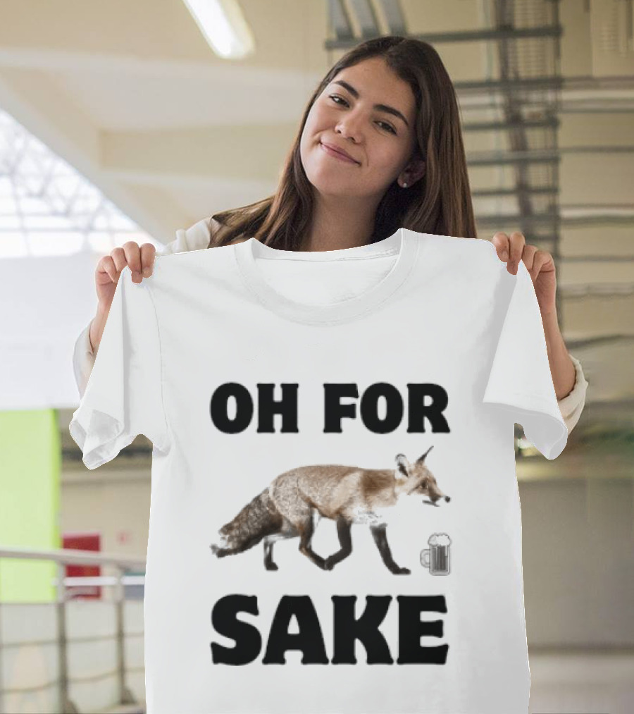 Oh For Fox Sake With Coffee Cup T-Shirt