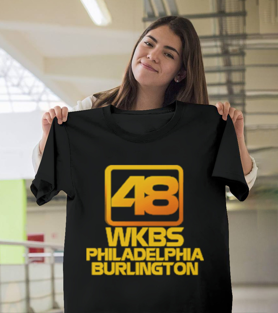 48 WKBS Philadelphia Burlington Vintage Television Broadcast T-Shirt