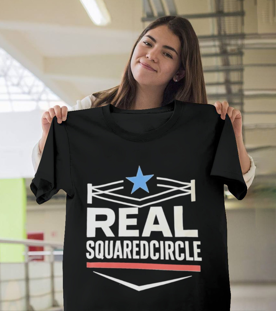 Real Squaredcircle WWE Wrestling Ring Star T-Shirt