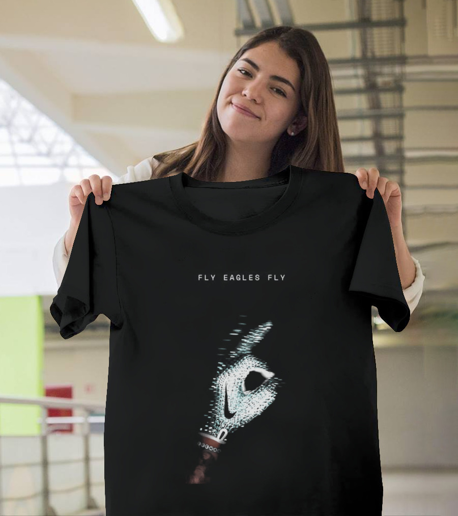 Fly Eagles Fly Philadelphia Eagles X Drake Iceman Diamond Chain Shh T-Shirt