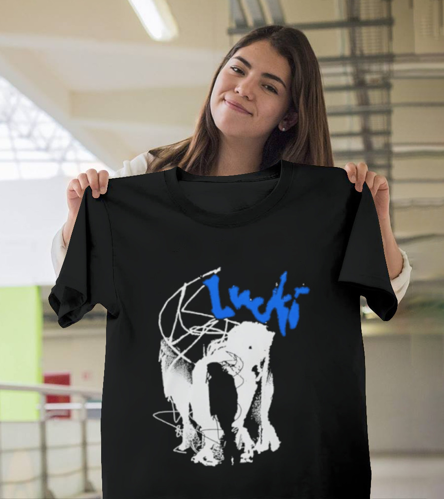 Lucki Alt Heavy Metal Style White Abstract T-Shirt