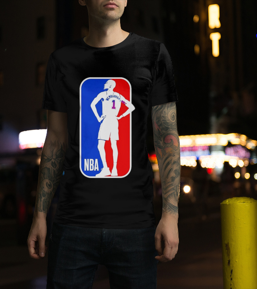 NBA Victor Wembanyama Number 1 Player T-Shirt
