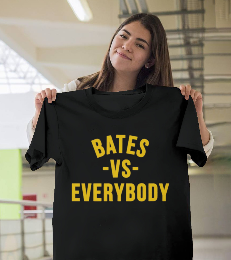 Bates Vs Everybody Bold Yellow Lettering T-Shirt